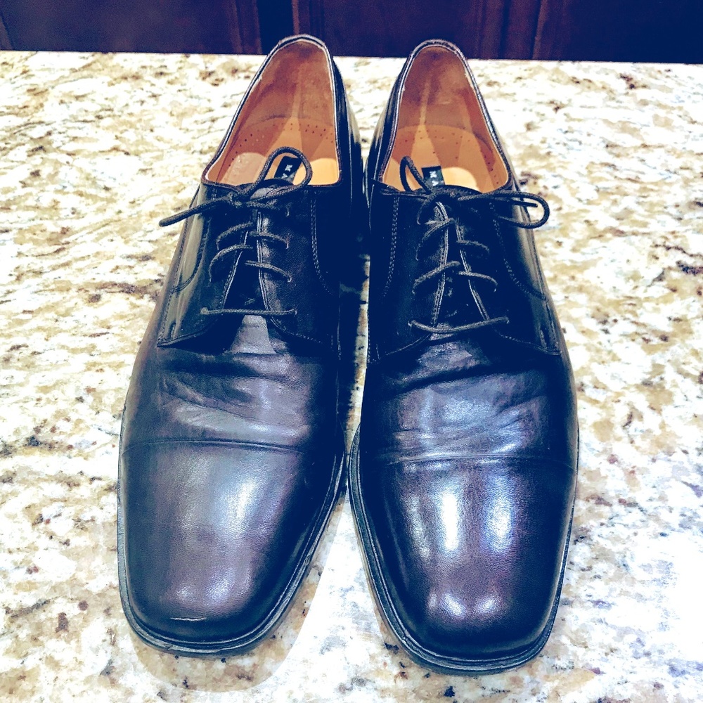 Magnanni Dark Brown Leather Derby